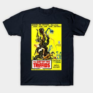 Classic Science Fiction Movie Poster - Day of the Triffids T-Shirt